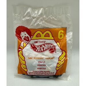 Hot‎ Wheels Mac Tonight NASCAR No. 6 McDonald’s 1998 Factory Sealed